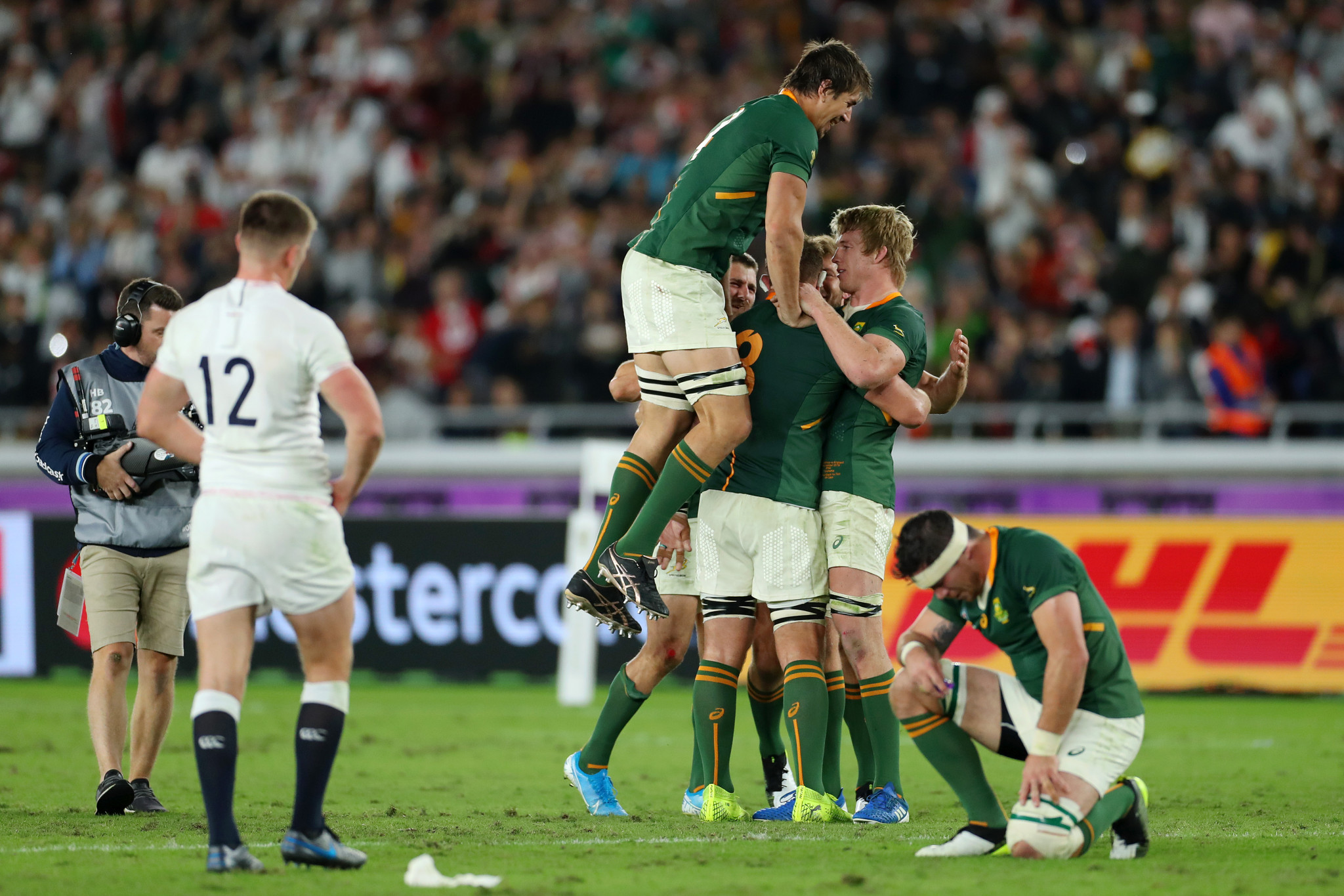 The final whistle went with South Africa boasting a 32-12 lead ©Getty Images