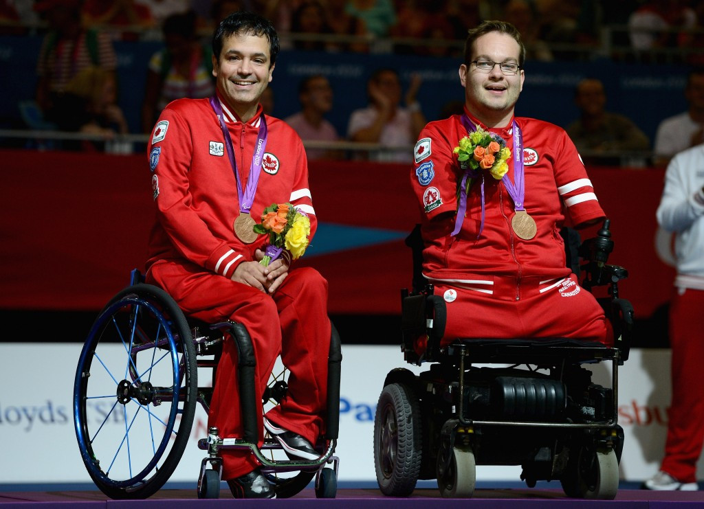 The highlight of Vander Vies' 11-year sporting career came when he won boccia doubles bronze at the London 2012 Paralympic Games alongside Marco Dispaltro