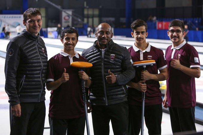 Qatar won their second match in their history at the Pacific-Asia Curling Championships in Shenzhen ©WCF