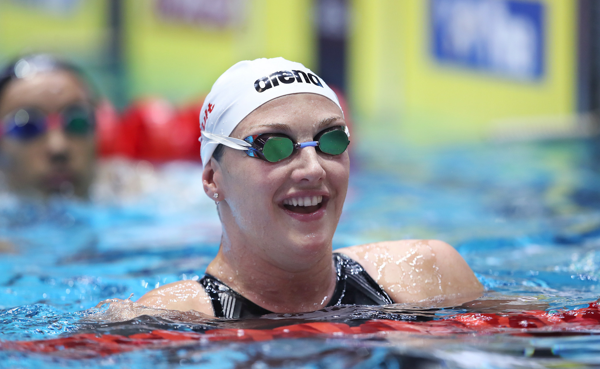 Katinka Hosszú of Hungary earned her third gold medal of the FINA World Cup in Kazan ©Getty Images
