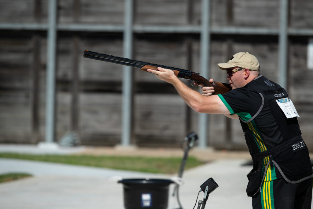Australia's Paul Adams dominated the men's skeet final at the Oceania Shooting Championship in Sydney ©Narelle Spangher/Shooting Australia
