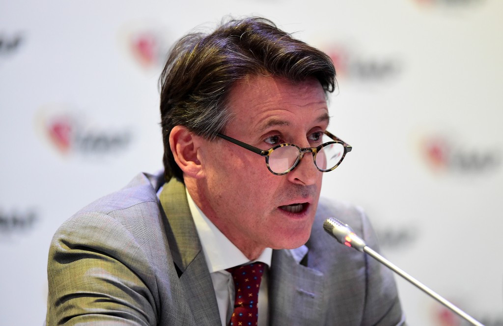 Sebastian Coe still faces a tough period at the IAAF but everyone in athletics still supports him ©Getty Images
