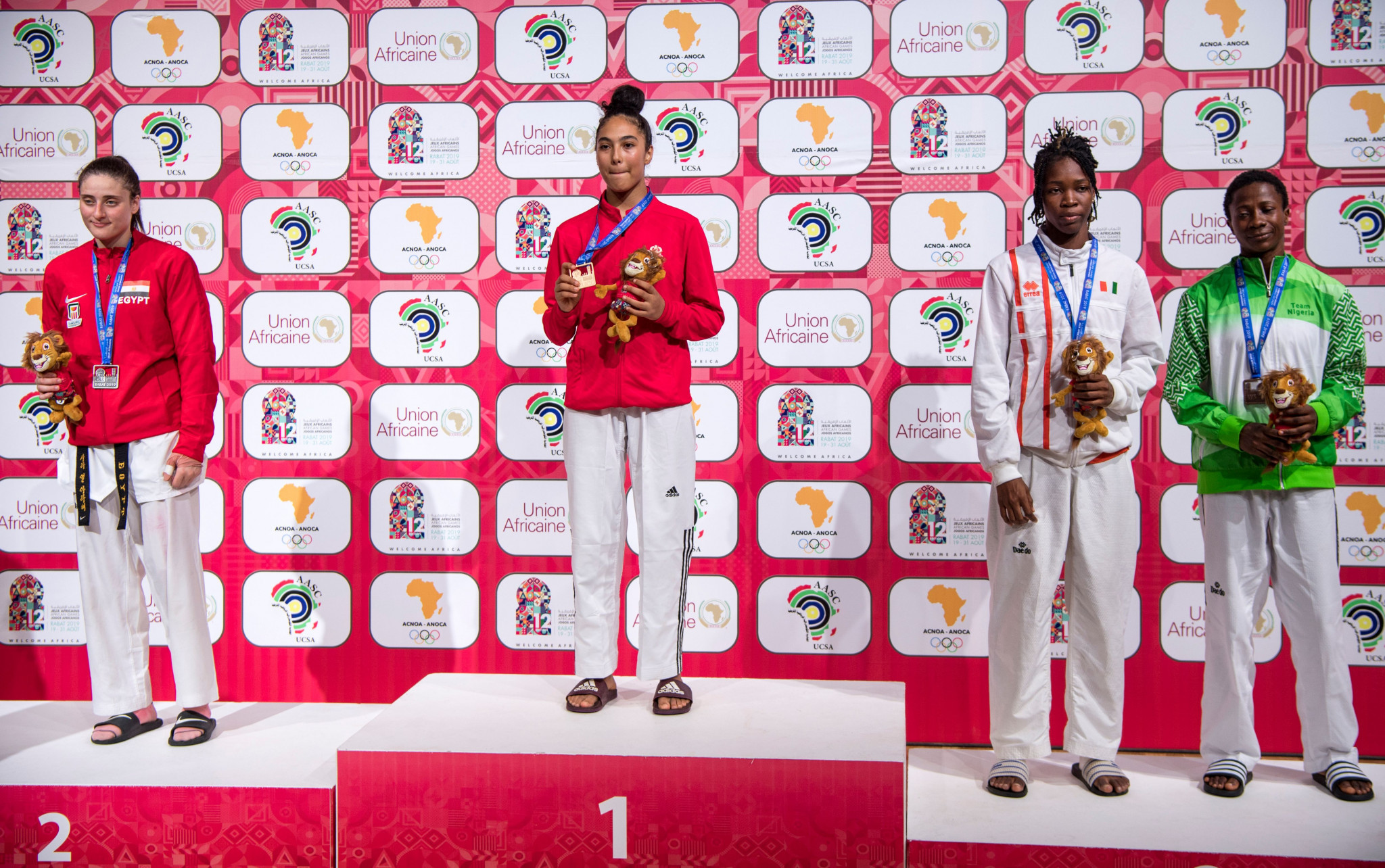 Nigeria's Viviane Chinwe Ndu claimed under-62kg bronze at the African Games in Rabat ©Getty Images 