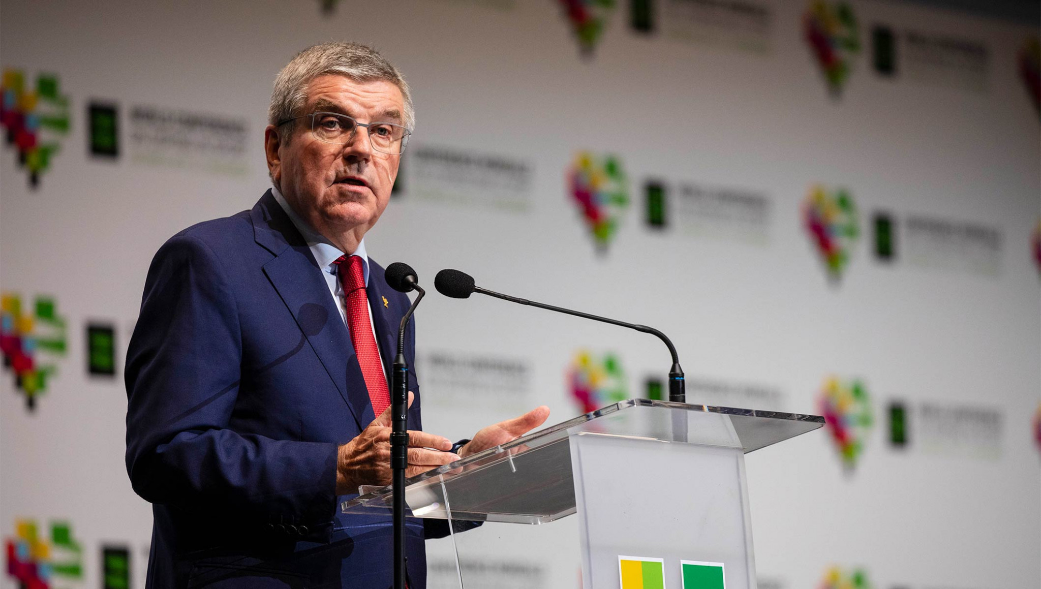 International Olympic Committee President Thomas Bach announced they were giving WADA another $10 million to help fight doping ©IOC
