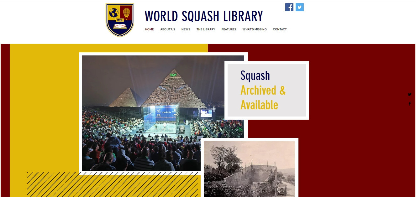 The World Squash Library already contains more than 4,000 items, with the oldest dating back to 1890 ©WSL