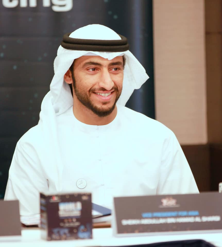 Sheikh Abdullah Bin Hamad Al Sharqi attended the IFBB Executive Council meeting ©IFBB