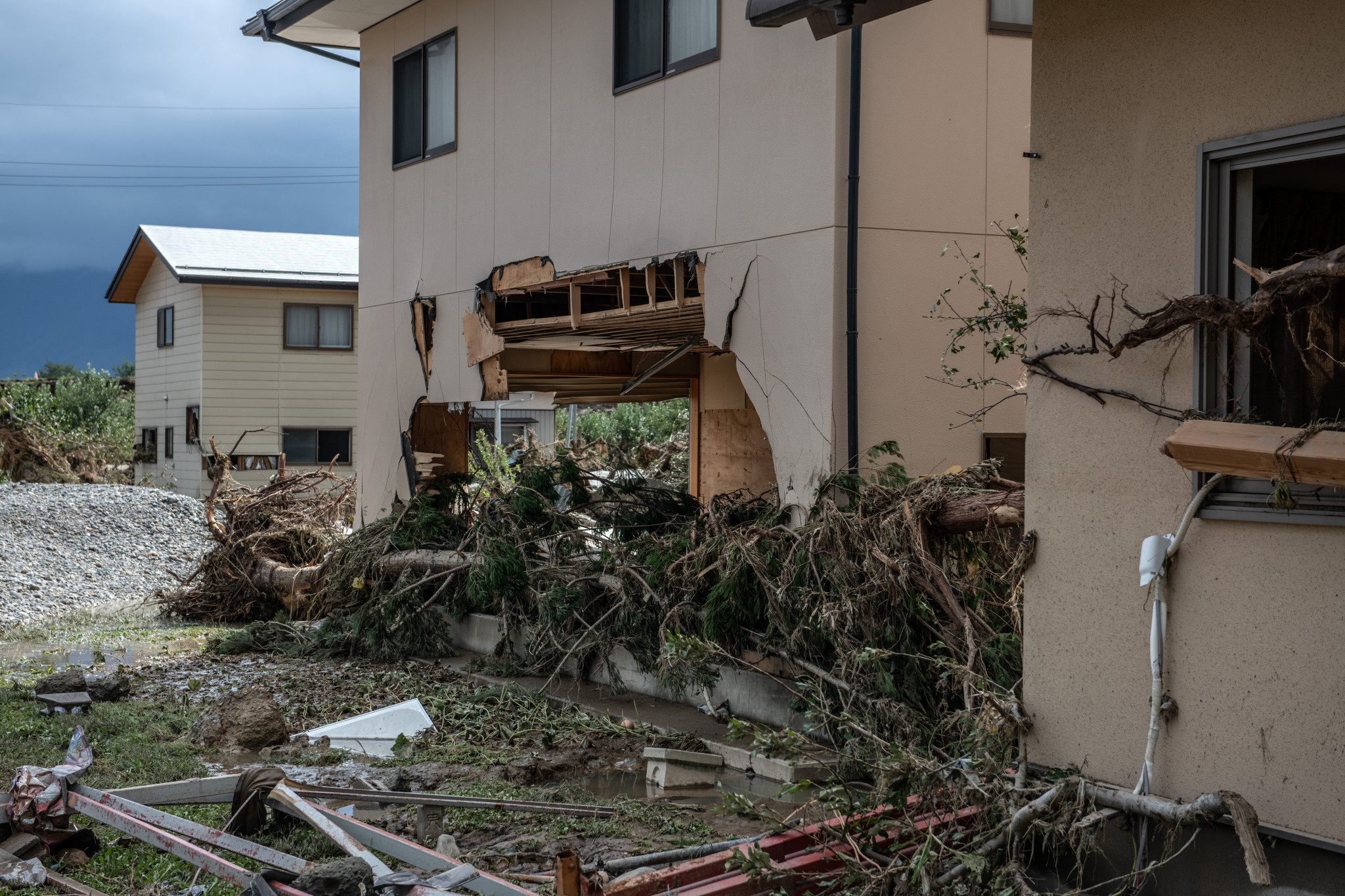 Typhoon Hagibis caused widespread destruction in Japan, including the death of nearly 90 people ©Getty Images