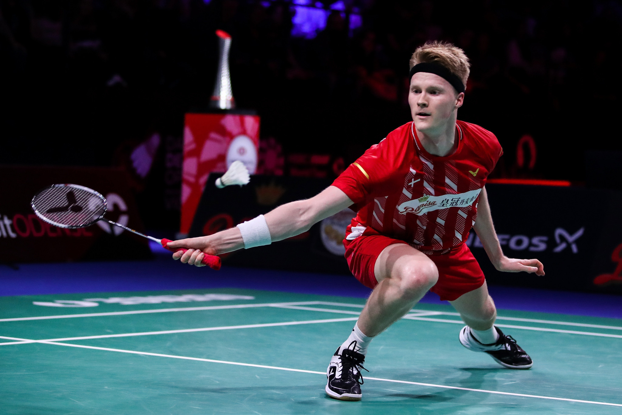 Denmark's Anders Antonsen looks in good form in China ©Getty Images