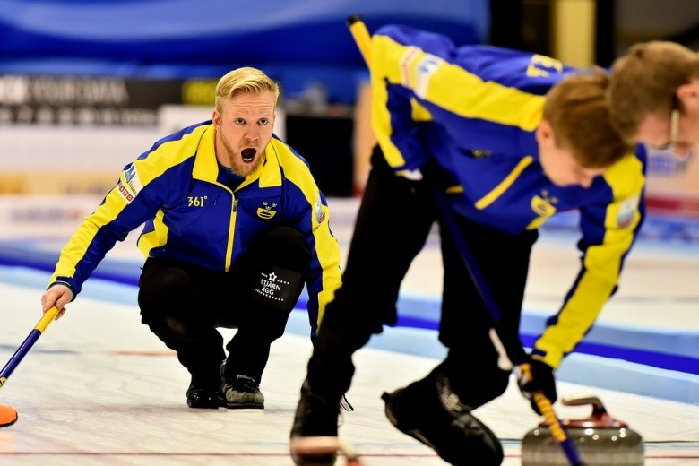 Defending champions Sweden reached the men's European Championship final ©WCF/Laura Godenzi