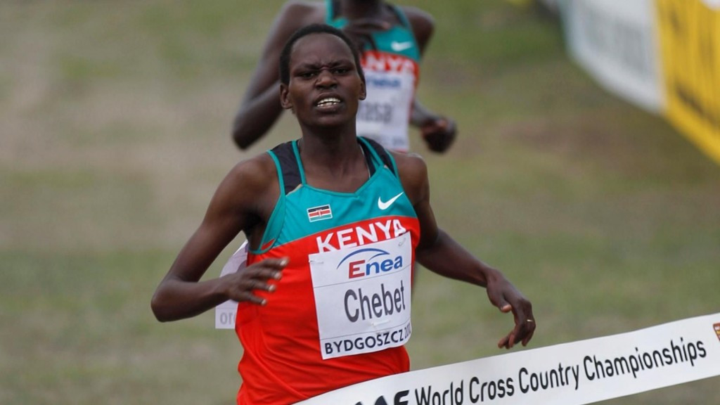 Two-time World Cross Country champion Emily Chebet has been banned for four years after failing a drugs test ©Getty Images