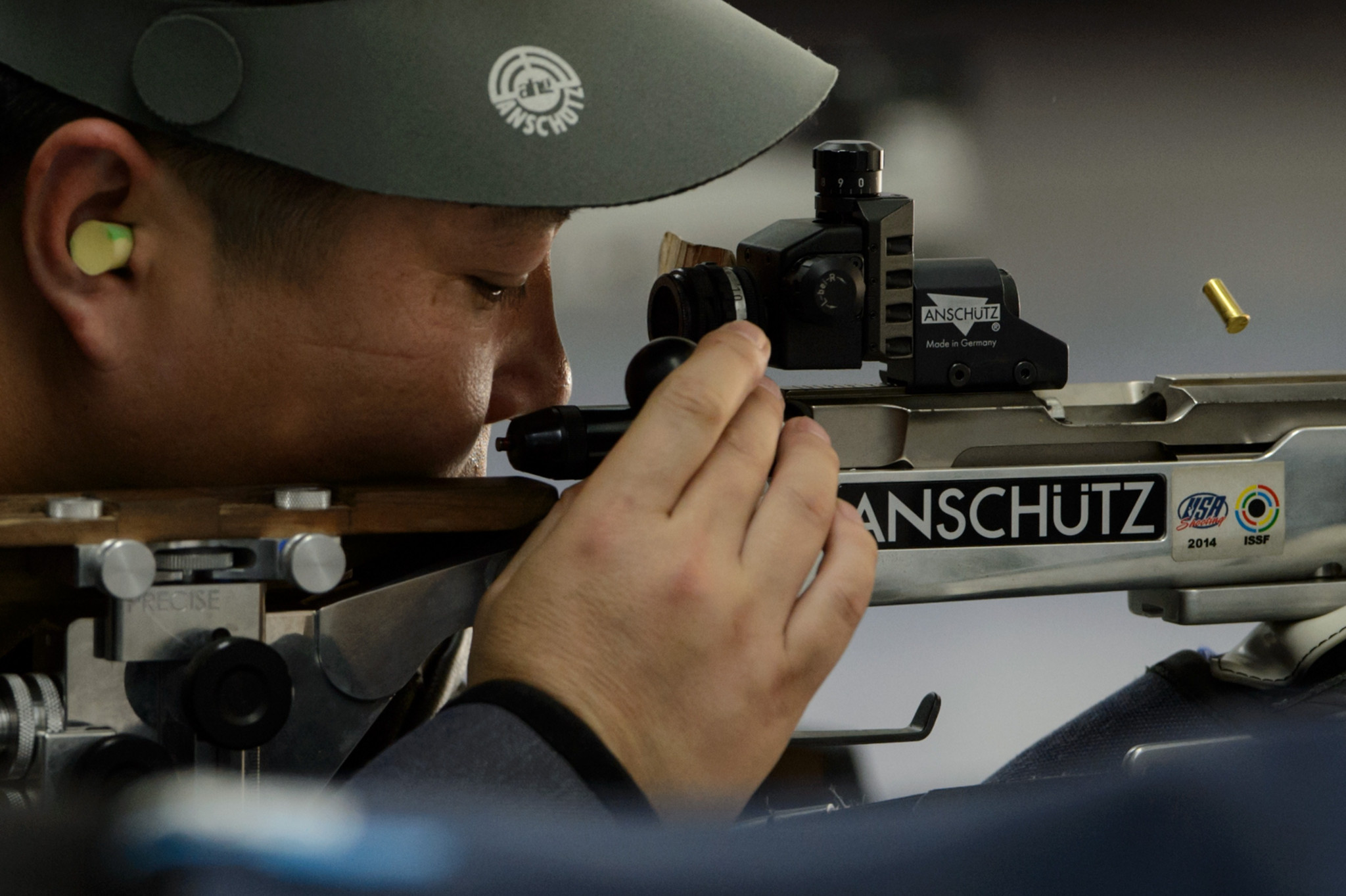 China's Liu Gang was the men's 50m rifle prone silver medallist ©Getty Images