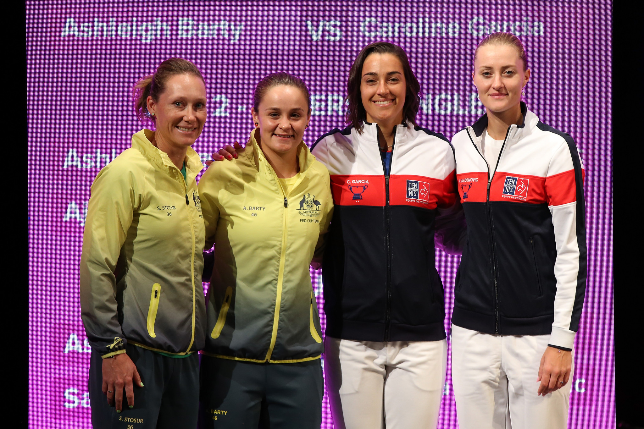 Australia and France will contest the two-day Fed Cup final ©Getty Images