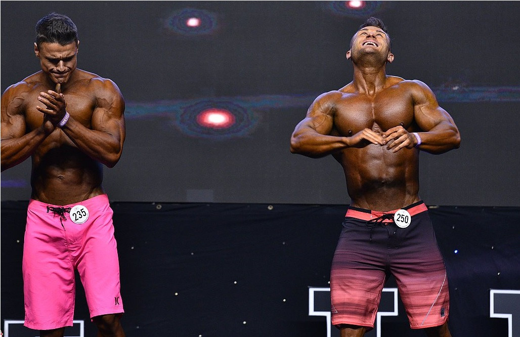 The men's physique division was also contested ©IFBB/EastLabPhotos 