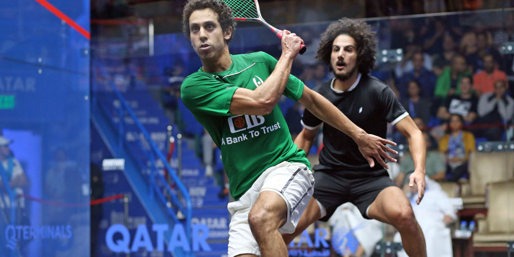  Tarek Momen booked his place in the last 16 ©PSA