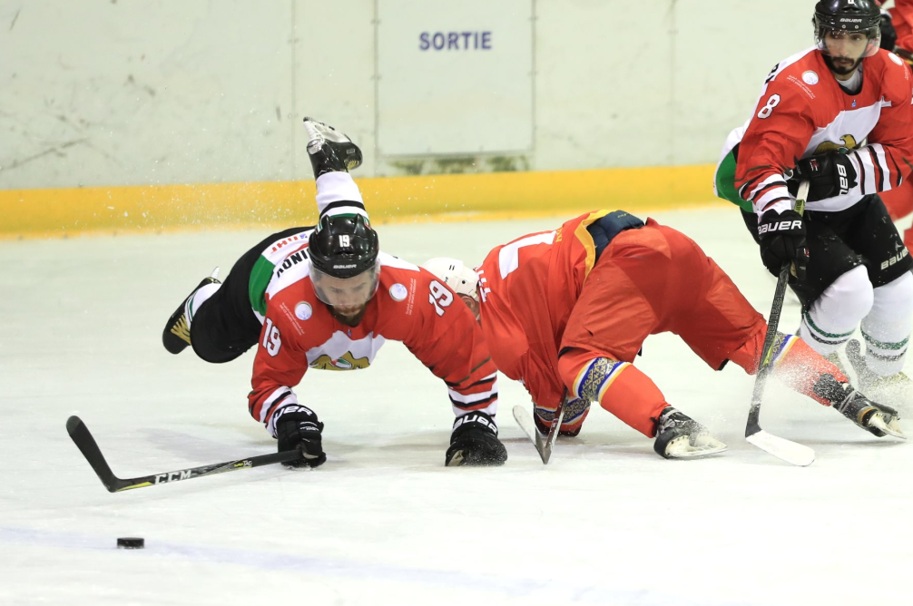United Arab Emirates won their first match of the qualifier ©IIHF/Luc Meyers