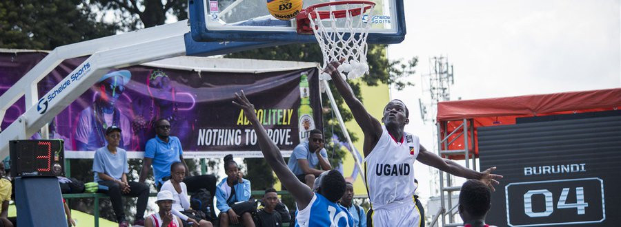 Uganda's men are one of the eight quarter-finalists in the men's event ©FIBA