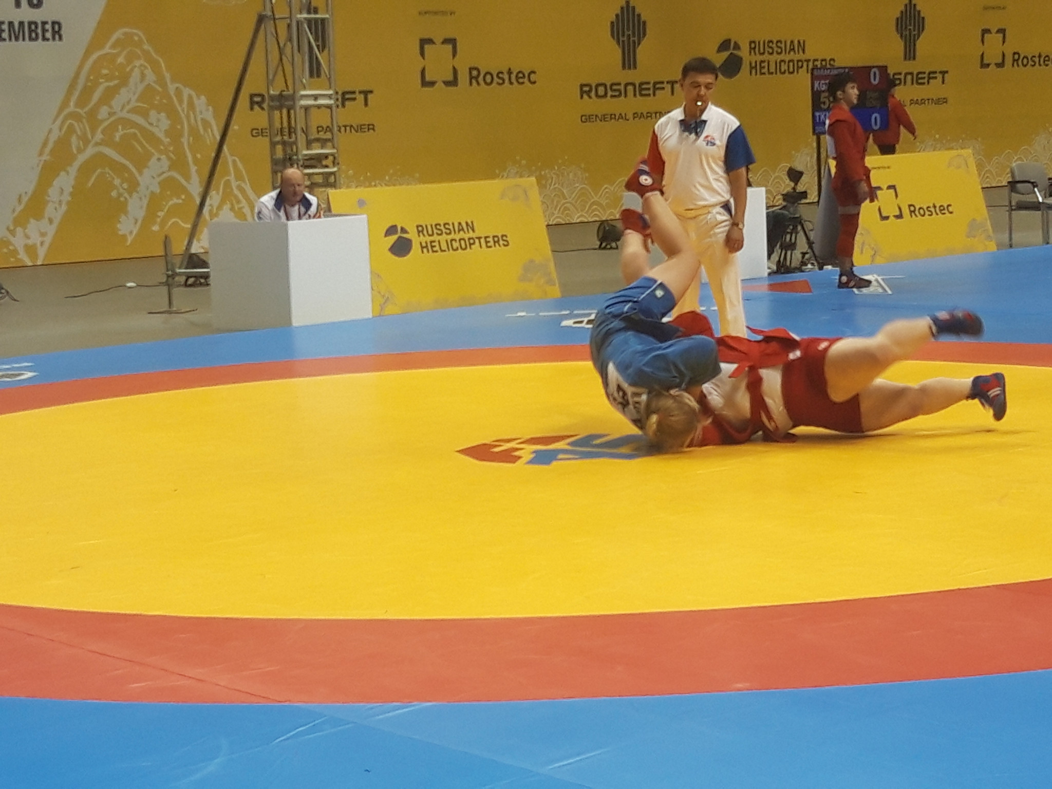 Mariya Kandratsyeva from Belarus defeated defending over 80kg champion Elene Kebadze of Georgia in the semi-finals ©ITG 