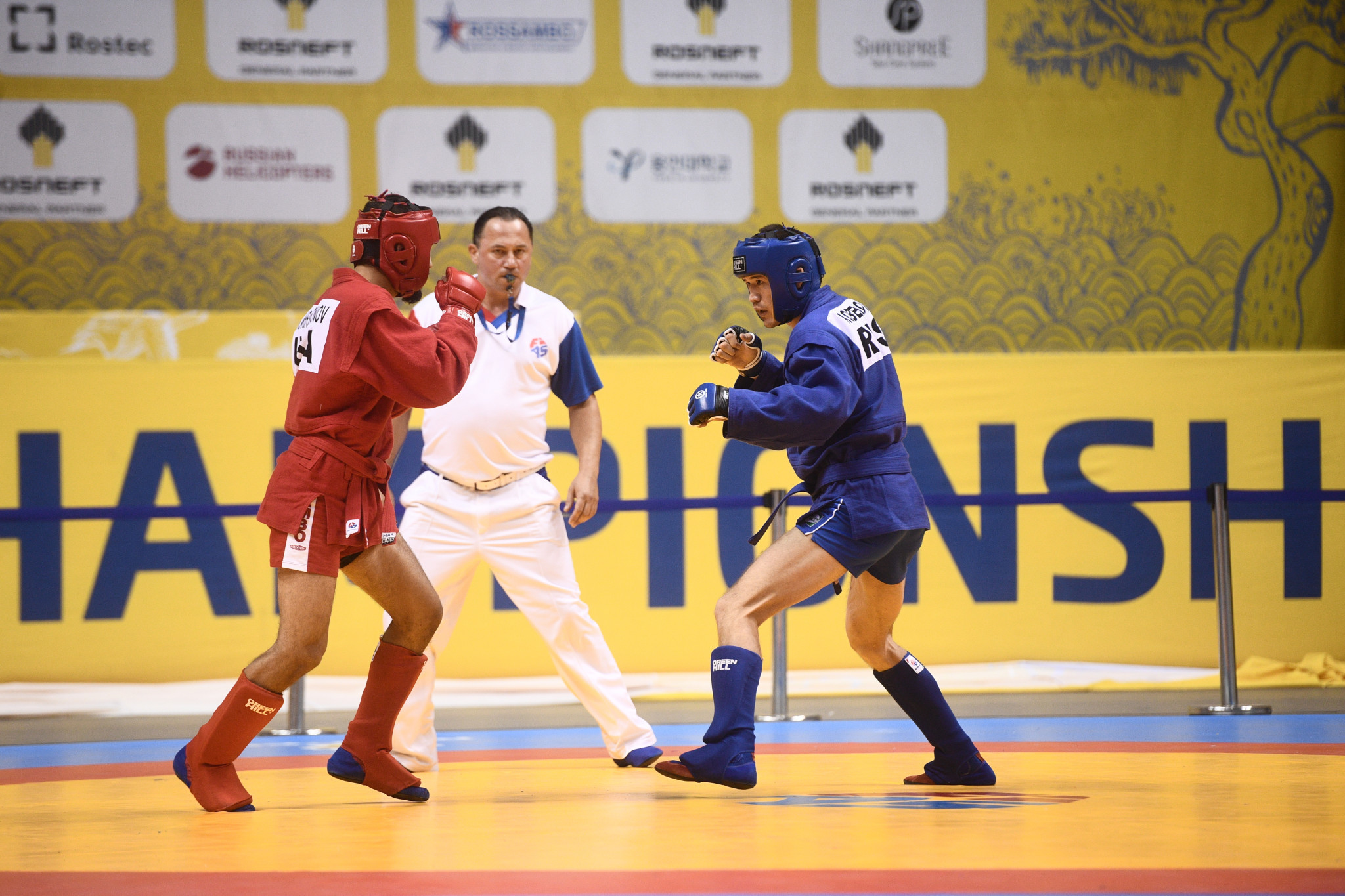 There was plenty of drama as the combat sambo competition drew to a conclusion ©FIAS 