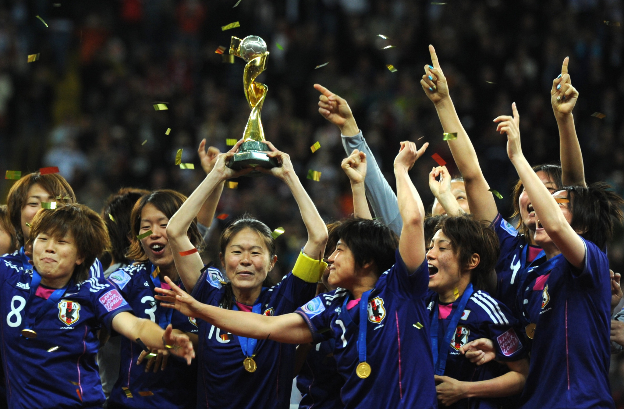Japanese footballers who lifted the FIFA Women's World Cup in 2011 are being tipped to open the domestic Torch Relay for the Tokyo 2020 Olympic Games ©Getty Images