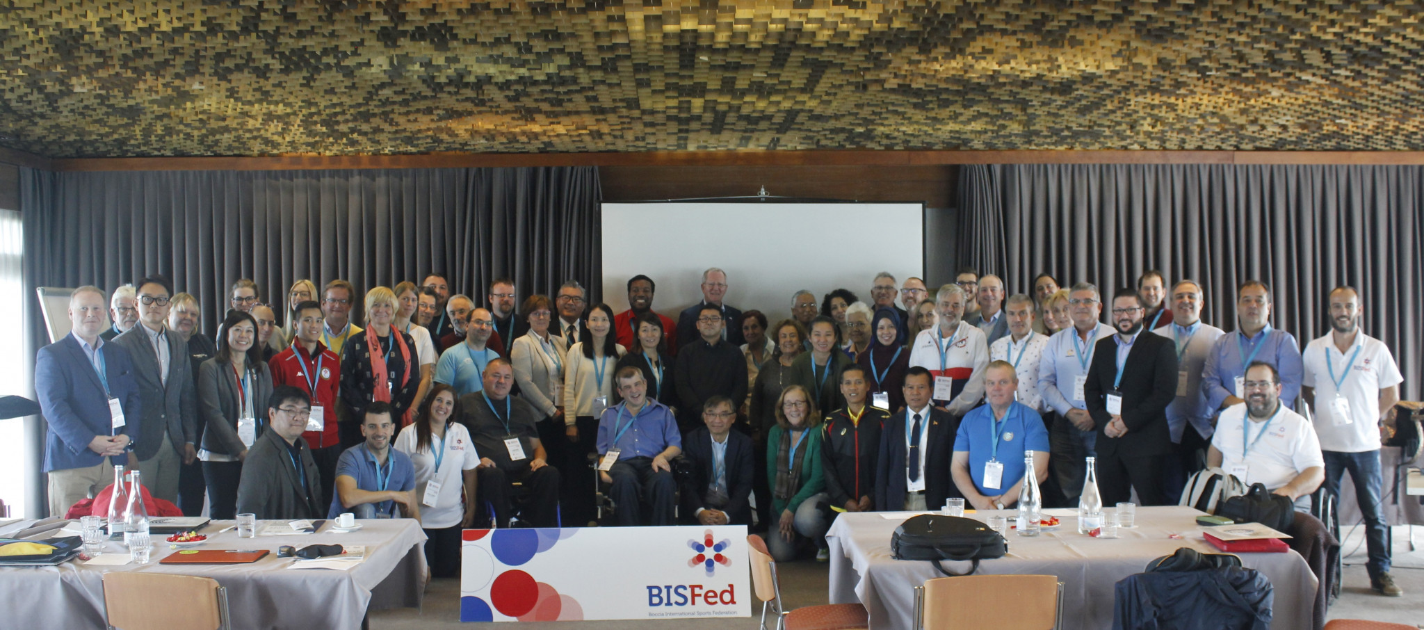 David Hadfield was re-elected at the General Assembly in Portugal ©BISFed