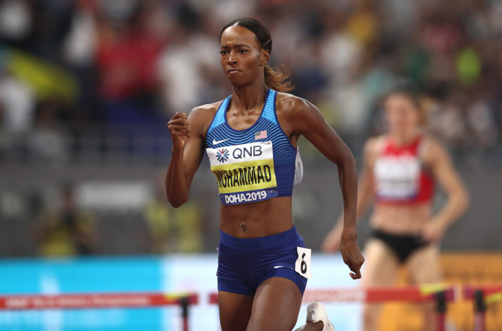 Dalilah Muhammad broke her own world record to win the world 400m hurdles title - and you can't do better than that. But will she be Women's World Athlete of the Year? ©Getty Images