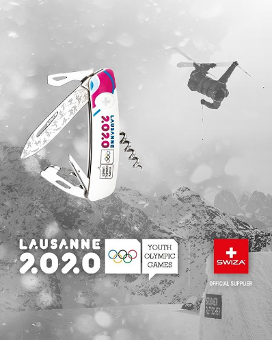 Swiza is creating specially-designed Lausanne 2020-branded knives ©Swiza/Instagram