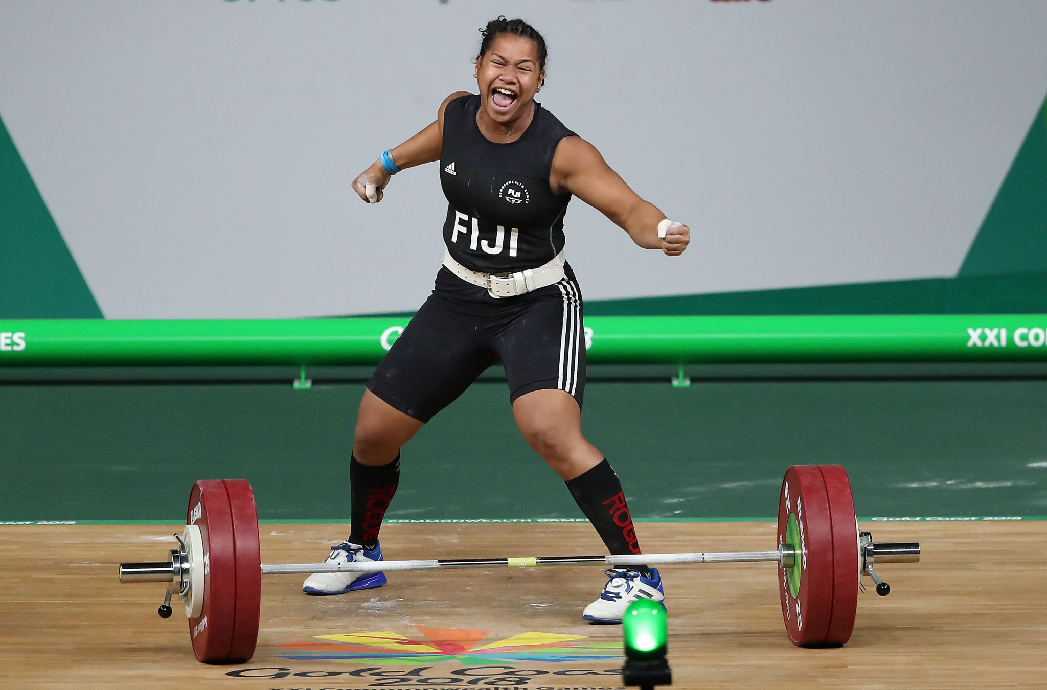 Eileen Cikamatana competed for Fiji at the 2018 Commonwealth Games in Gold Coast ©Getty Images