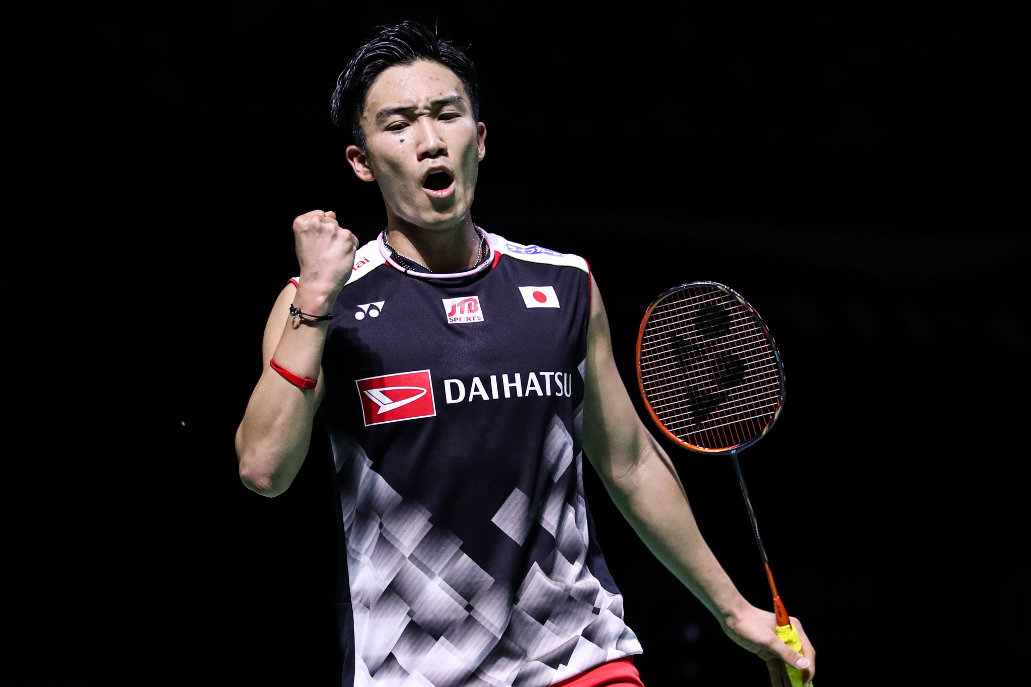Kento Momota will be looking to claim an 11th title of the season at the BWF Hong Kong Open ©Getty Images