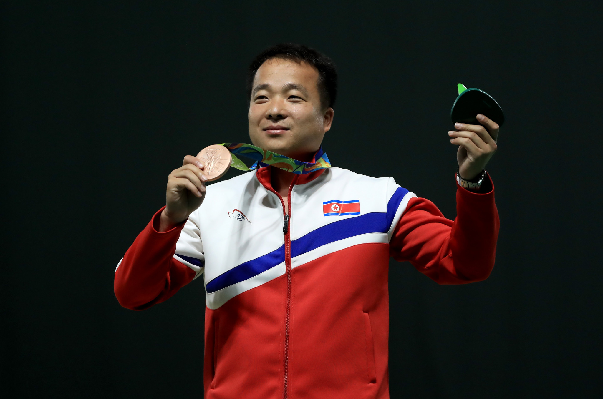 North Korea's Olympic bronze medallist Kim Song Guk struck gold in Doha ©Getty Images