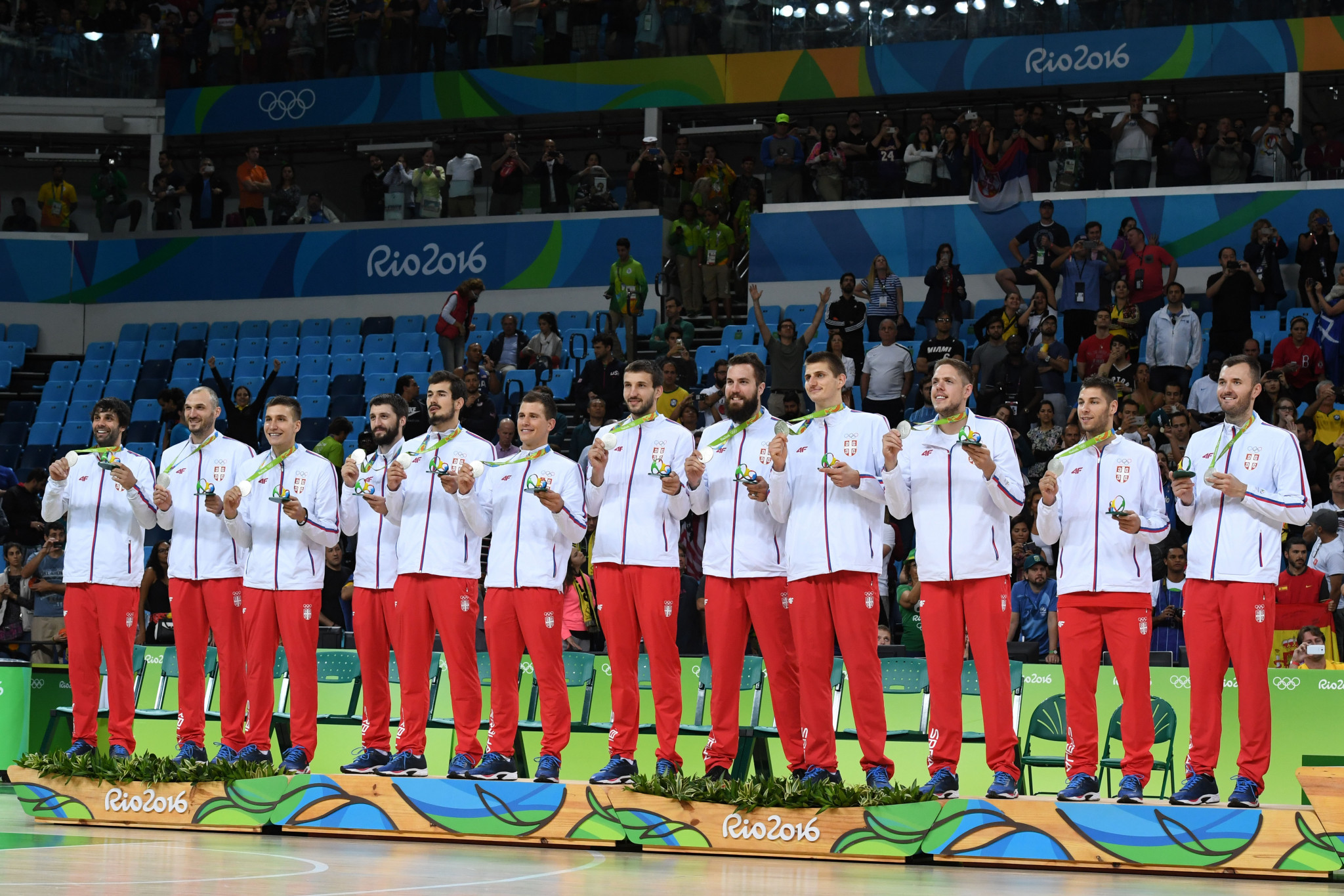 Serbia won silver at Rio 2016 but Nemanja Bjelica was absent ©Getty Images