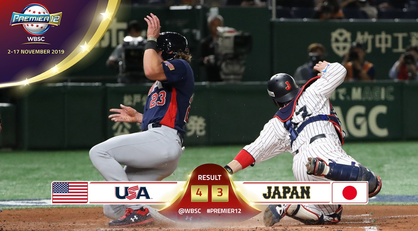 United States stun hosts Japan at WBSC Premier12