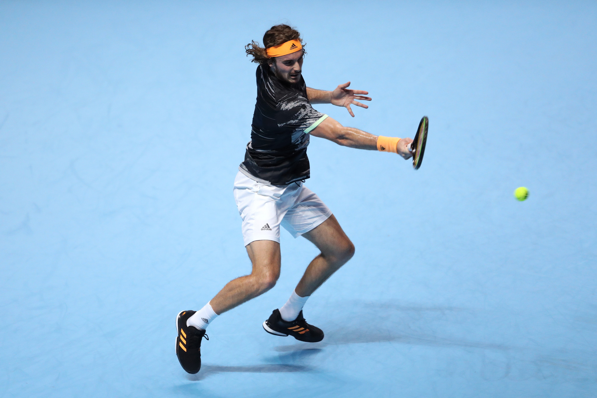 Greece's Stefanos Tsitsipas made it two wins out of two by beating defending champion Alexander Zverev of Germany ©Getty Images