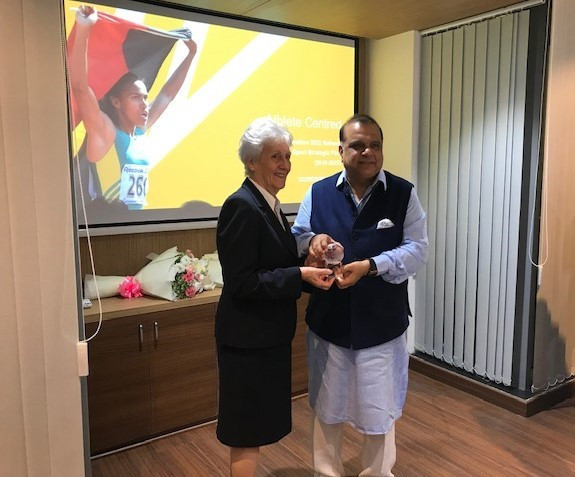 CGF officials have held talks with the IOA President Narinder Batra in Delhi ©CGF