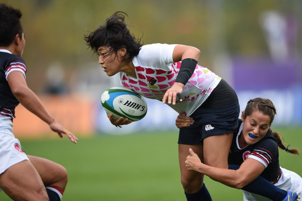 Japan's women edge closer to Rio with three wins at second Asian rugby sevens regional qualifier