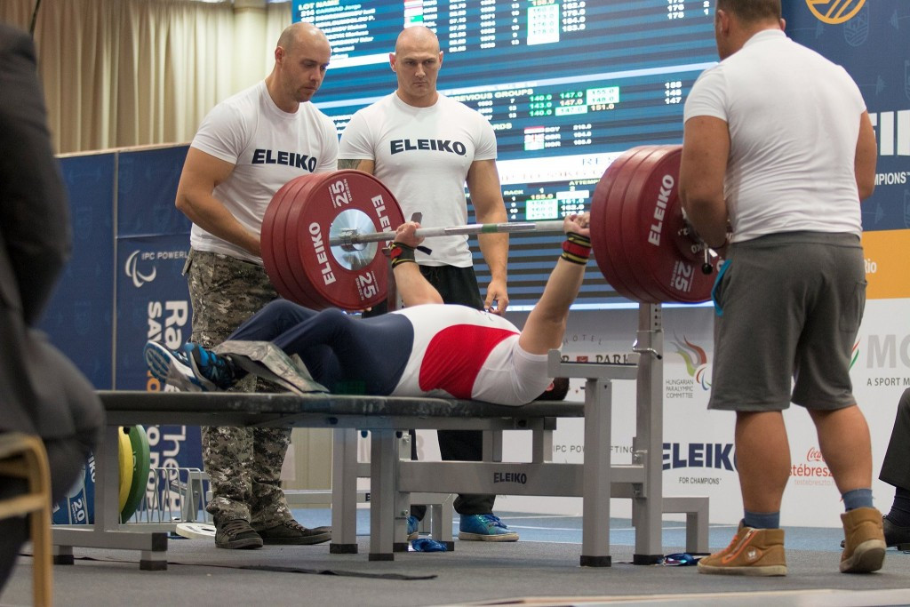 Huseynov  breaks world record but settles for silver at IPC Powerlifting European Open Championships 