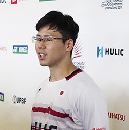  Daisuke Fujihara of Japan reached the quarter-finals of the Japan Para Badminton International ©Paralympics