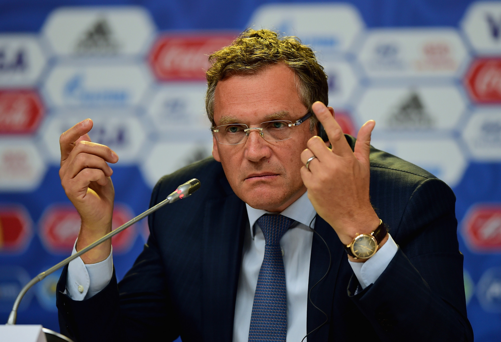 Jérôme Valcke spent $11.7 million in less than three years on private jets the Court of Arbitration for Sport revealed in its judgement released last year when they turned down his appeal ©Getty Images