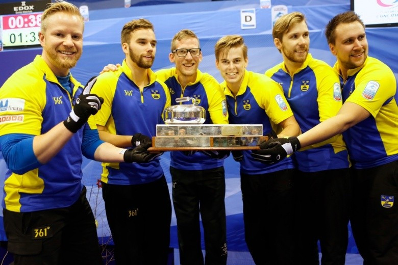 Sweden successfully retained their men's European title ©WCF/Richard Gray