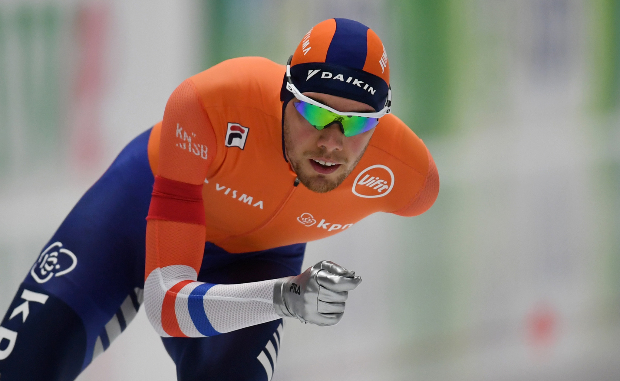 Patrick Roest set a track record in the men's 5000m race at the ISU Speed Skating World Cup in Minsk ©Getty Images
