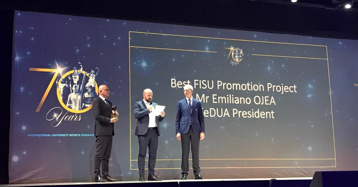 The Argentine University Sports Federation were among the winners at the FISU Gala for the “Best FISU Promotion Project” ©FeDUA