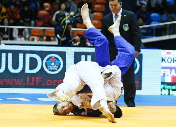 Gwak Dong-han won gold in Jeju for the third consecutive year ©IJF