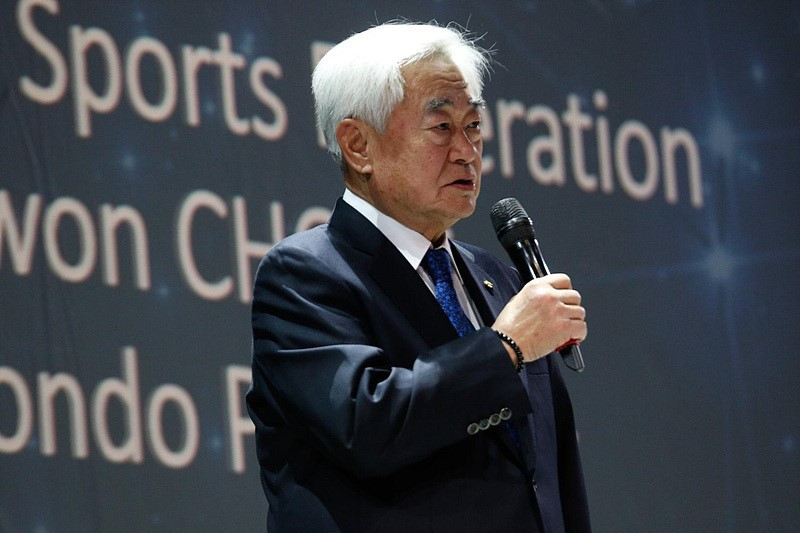 World Taekwondo President Chungwon Choue collected the award ©World Taekwondo