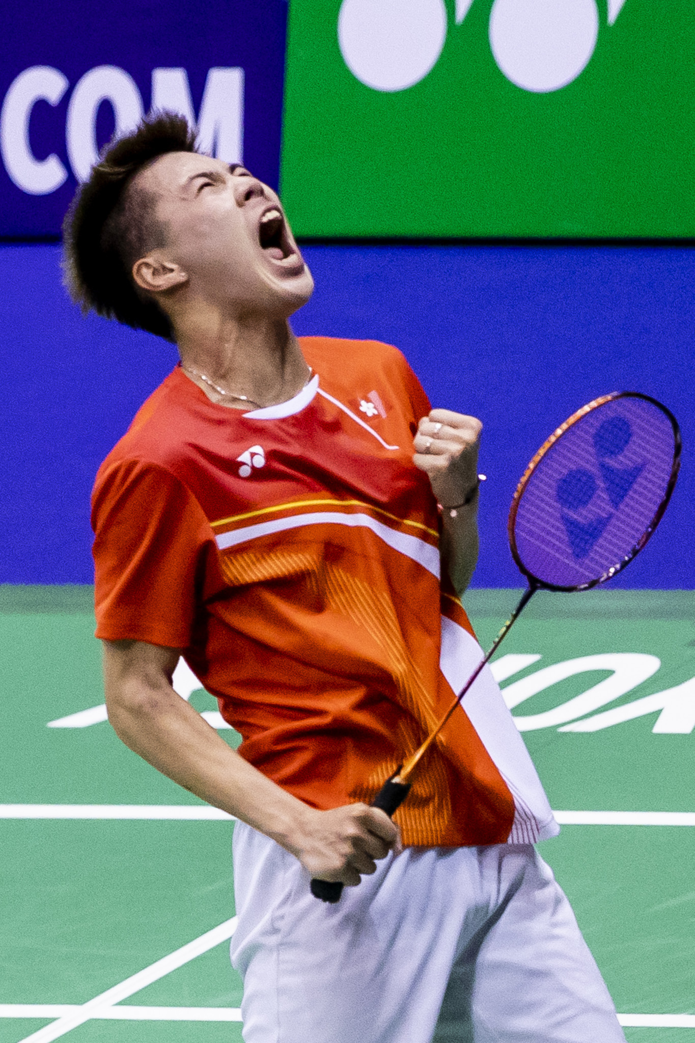 Lee Cheuk Yiu achieved a fairytale victory at the Badminton World Federation Hong Kong Open ©Getty Images