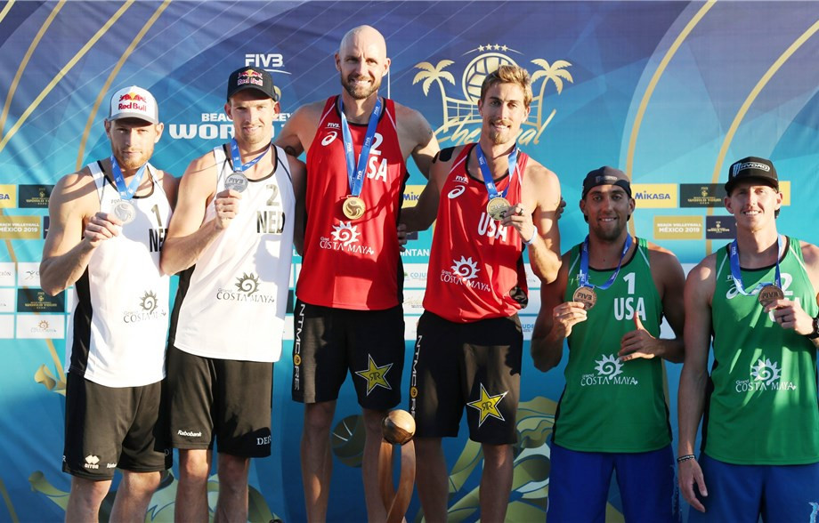 Jake Gibb made history in Mexico ©FIVB