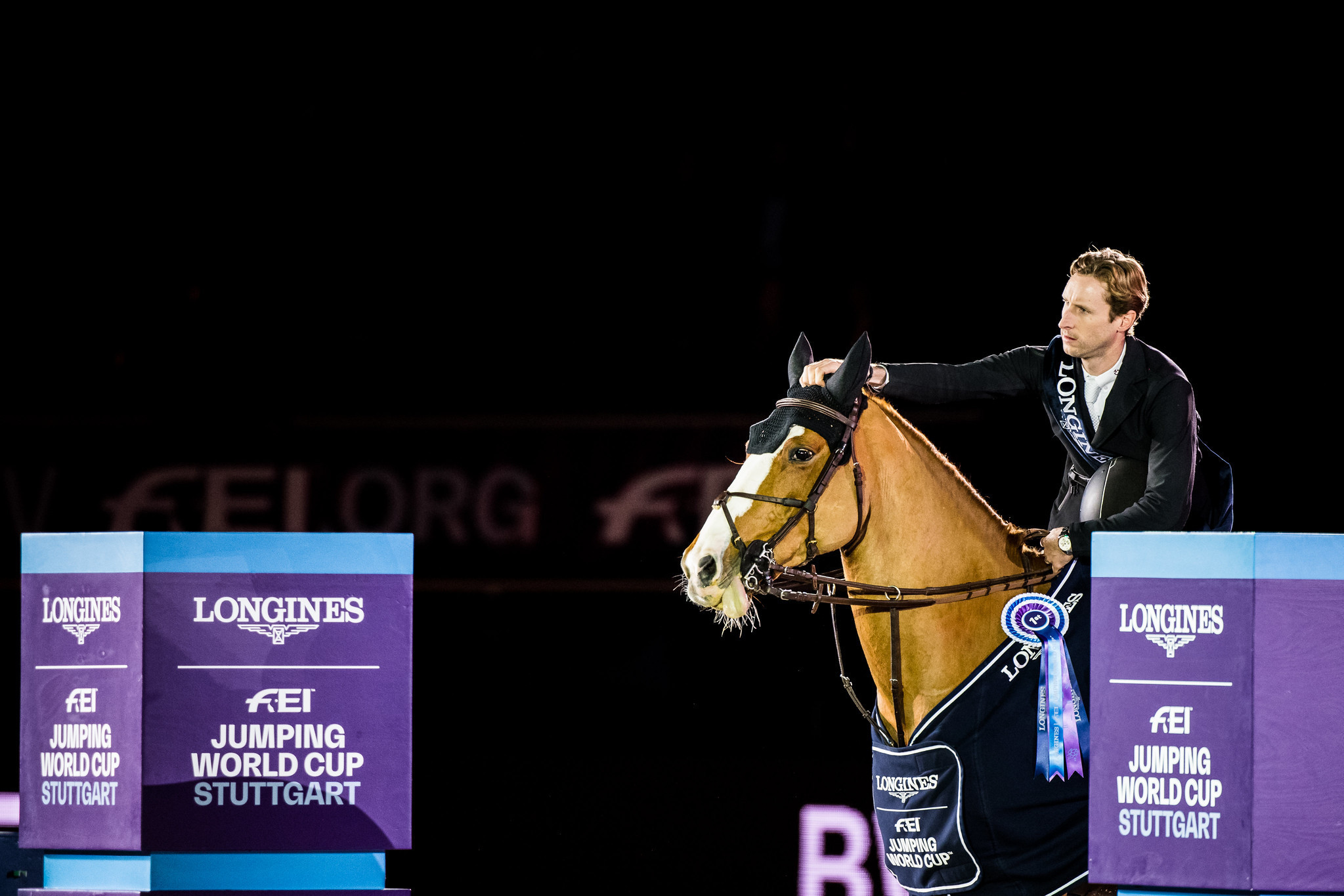 Pieter Devos triumphed with Apart in the German city ©FEI