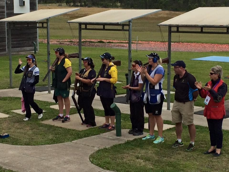 Australia earned silver and bronze in the women's trap event