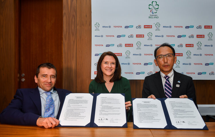 Paralympics Ireland has signed an agreement with Narita City to host the country’s team’s holding camp before the Tokyo 2020 Paralympic Games ©Paralympics Ireland