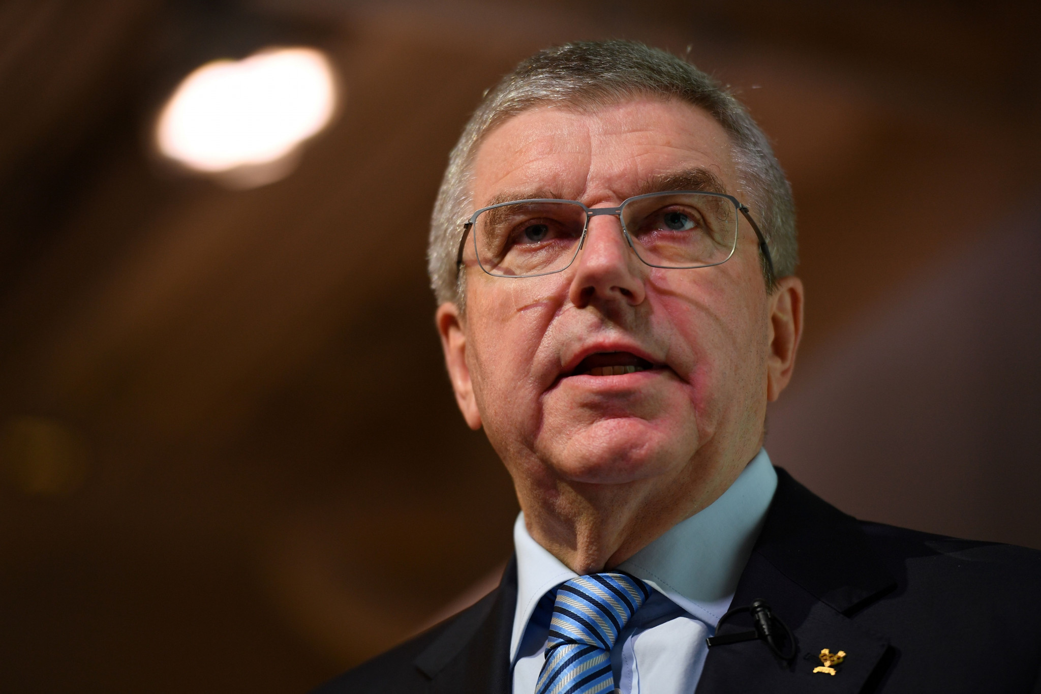 The news of Alex Akinyele's death came during IOC President Thomas Bach's visit to Nigeria ©Getty Images