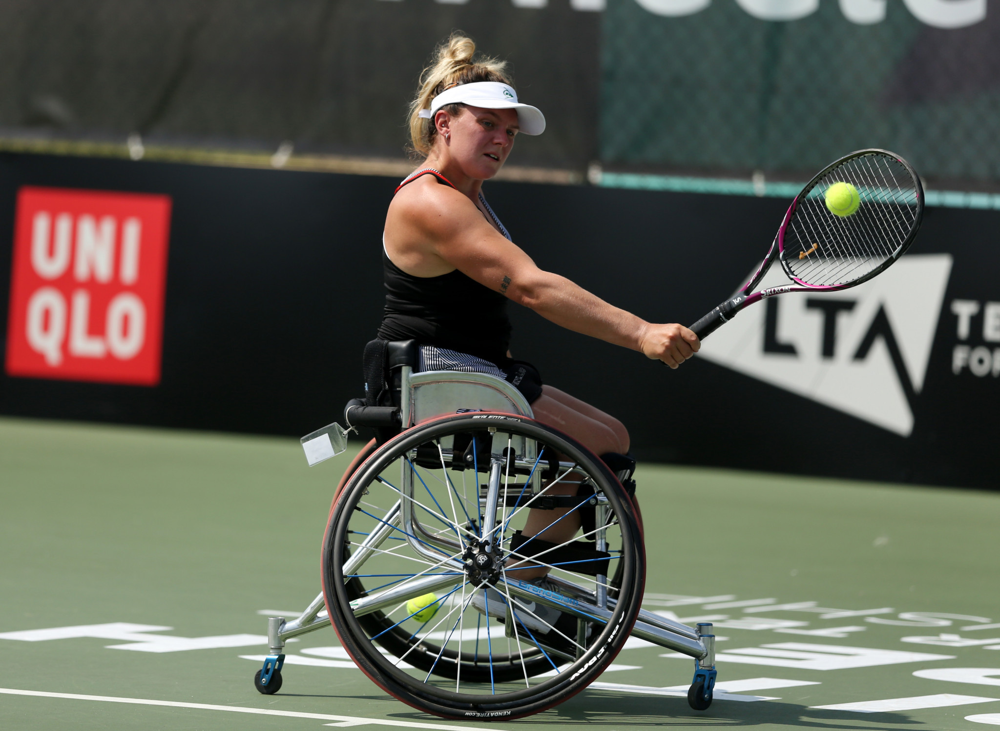 Britain's Jordanne Whiley made a winning start to the women's singles event ©Getty Images