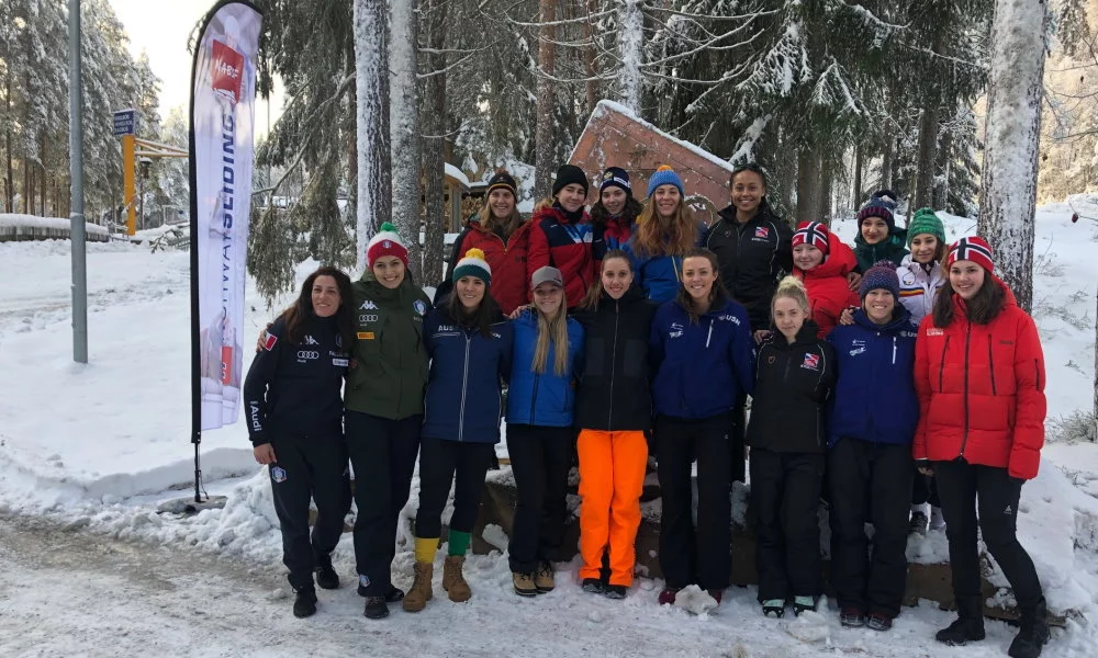 The women's monobob series continued in Lillehammer ©IBSF